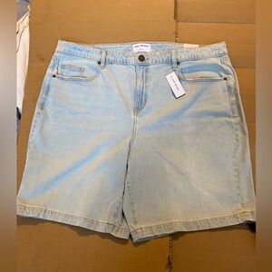 Lane Bryant Soft Blue Jean Shorts
